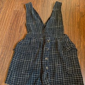 Tweed overall dress